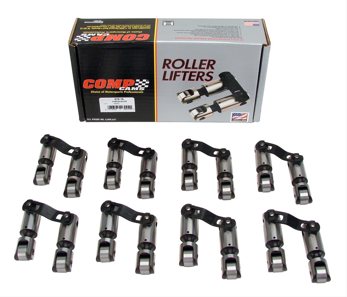 SBC Endure-X Mechanical Solid Roller Tie bar Lifters .842