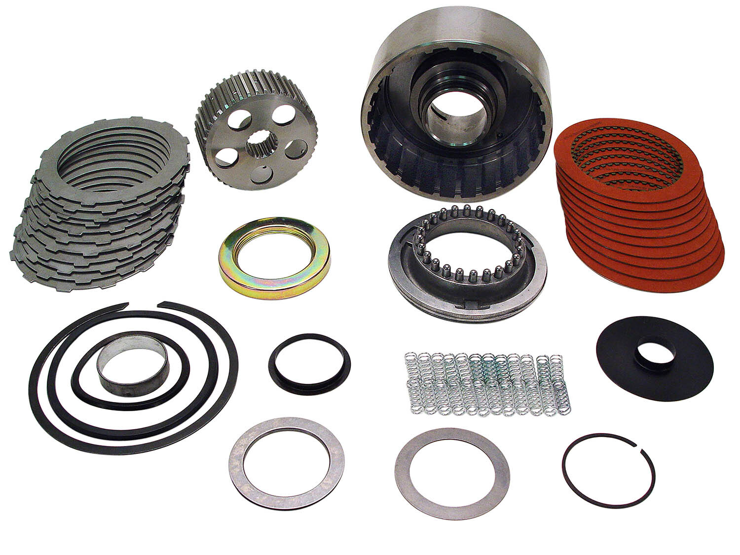 Powerglide 10Clutch Steel Complete Drum Kit. TCI