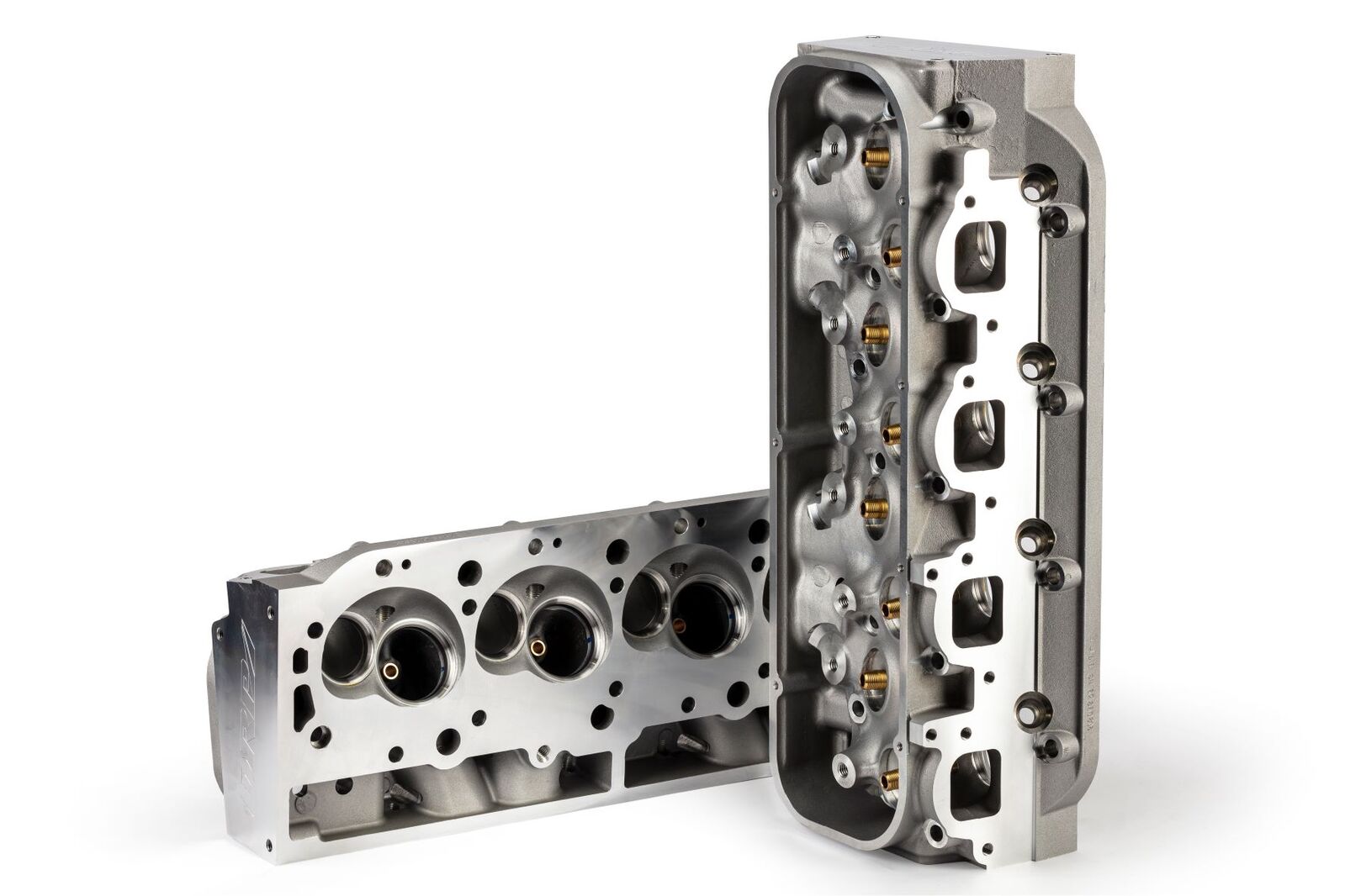 DRP BBC CHEVY ALUMINIUM CYLINDER HEADS 335CC RUNNER 118CC CHAMBER PAIR ...