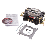 *discontinued*  Edelbrock, carburetor, carb E-force Performer series, 4-barrel, square-bore, square flange, 600 cfm, 600 carb, 4150, EPS, leak fre