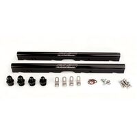 146027B-KIT Black Billet Fuel Rails Kit for LS3/L76 and LS7 LSXr 102mm Intake Manifolds