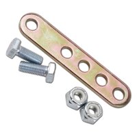 Edelbrock, 1493, throttle cable plate kit, ?351C, 351M, 400, Ford, throttle cable bracket, 1483, Gold iridited finish
