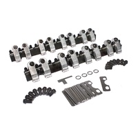 1506 Shaft Mount Aluminum 1.6/1.5 Ratio Roller Rocker Kit for SBC w/ Brodix Track 1 Cylinder Head, Small Block Chevy