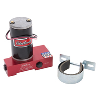 Edelbrock, Fuel Pump, Electric, Red, 480+ Hp, 3/8", 6.5 psi, 120 GPH, 182051