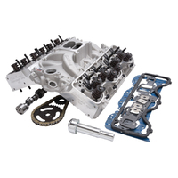 Edelbrock, power package, top end kit, all-in-one-box performance, total power package, intake manifold, intake, heads, cylinder heads, cam, camshaft,