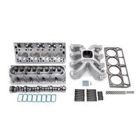 Edelbrock, power package, top end kit, all-in-one-box performance, total power package, intake manifold, intake, heads, cylinder heads, cam, camshaft,