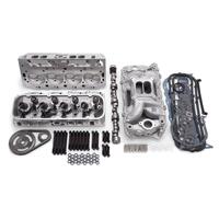 Edelbrock, power package, top end kit, all-in-one-box performance, total power package, intake manifold, intake, heads, cylinder heads, cam, camshaft,