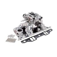 Edelbrock, Intake manifold, Carburetor, Thunder Series, AVS, carb gasket, Bolt Kit, Carb Studs, Throttle linkage, Fuel Line, Fuel, Gas, Induction kit,