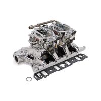 Edelbrock, Intake manifold, Carburetor, Thunder Series, AVS, carb gasket, Bolt Kit, Carb Studs, Throttle linkage, Fuel Line, Fuel, Gas, Induction kit,