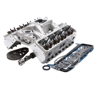 Edelbrock, power package, top end kit, all-in-one-box performance, total power package, intake manifold, intake, heads, cylinder heads, cam, camshaft,