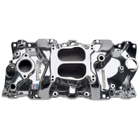 21011, Chevy, Chevrolet, Edelbrock, Intake Manifold, Intake, Manifold, Dual-Plane, Performer, Polished