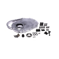 217 Two Piece Billet Aluminum Timing Chain Cover 1996-1999 Chevy Big Block BBC GEN VI (6)