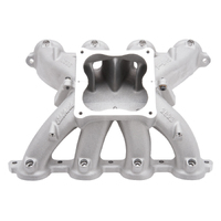 2823, Chevy, Chevrolet, LSR, Edelbrock, Intake Manifold, Intake, Manifold, Single-Plane, Super Victor, Satin