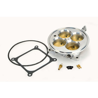 307603P Polished 4150 Flange Air Only Throttle Body for Multiport Injection EFI Systems