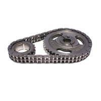 Ford SBF 302W Hi Tech Timing Chain Kit Tru Roller Double Row Race Windsor 65-'88 289, 302 and Boss 302