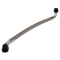 BRAIDED STAINLESS STEEL FUEL LINE FOR 146302 FUEL RAILS -6AN 90Â°/45Â° Ends. EACH