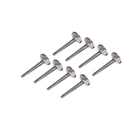 6062-8 Sportsman Stainless Intake Valve Set GM LS7 w/ 2.200" Head, 5.550" Length
