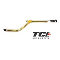 Ford C4 Case-Fill Auto Windsor Small Bellhousing Style Transmission Dipstick Filler Tube. Gold locking