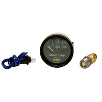 Black 2 5/8 Transmission Temperature Gauge.