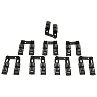 96904B-16 SBC w/ .904" Dia Sportsman Tie Bar Solid Roller Lifters Set w/ Bushing for Small Block Chevy 350 (Chrysler Lifter)