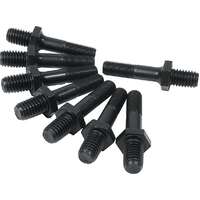 3/8 Roller Rocker Arm Stud, , 2.375" Long, Steel, Small Block Chevy, Ford Windsor, Set of 8
