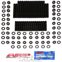 CHEV SBC Cylinder Head Studs Kit, Hex Nuts, Chromoly, Black Oxide, Small Block Chevy, Kit