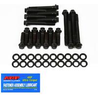 Chrysler 318 340 360 Cylinder Head Bolts Kit 6 Point HEX, Chromoly, Black Oxide, DRP & Edelbrock, Small Block Mopar