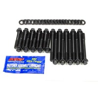 FORD SBF WINDSOR 302W Cylinder Head Bolts Kit 6 Point HEX Head, Chromoly, Black Oxide, OEM DRP AFR EDELBROCK HEADS