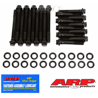 BBF Cylinder Head Bolts FORD 460 Kit 6 Point HEX Head, Black, OEM & EDELBROCK HEADS 429 460 Big Block Ford BBF