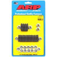 Oil Pan Sump Stud Kit 350 Chevy Small Block SBC hex nut, black
