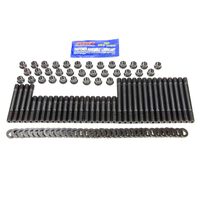 Chevy 350 SBC Cylinder Head Studs Kit, MULTI 12 POINT Chromoly, Black Oxide, Small Block Chevy, Kit