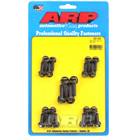 Oil Pan Sump Bolts FORD 302W 351W 351C Kit Multi 6 Point Head, Black - 3/8" hex Windsor Cleveland SBF