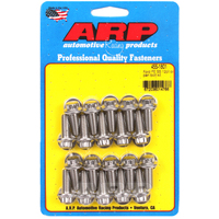 Oil Pan Sump Bolts FORD FE 390 428 Kit Multi 12 Point Head, Stainless Steel - 3/8" multi