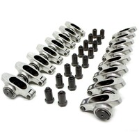 1.6 Stainless Steel Small Block Chevy Roller Rockers Arms SBC 350 400,  7/16" Stud,