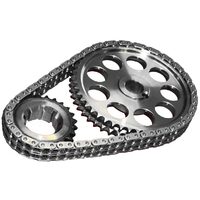 TIMING CHAIN KIT STROKER SVO FORD CLEVELAND 302 351C ADJUSTABLE DOUBLE ROW, BILLET