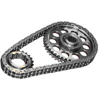 Ford 429, 460 Big Block Double Row Timing Chain Gear Set, 9 Key way, IWIS chain suits PRE/EFI GOLD Series