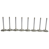 Stainless Steel Intake Inlet Valves GM LS2, LS3, 6.0L, 6.2L,  2.165" Head, 4.900" Length 8mm (L92) Rectangle Port