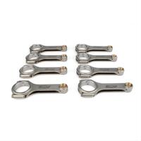 6.000" LJ 4340 H-BEAM CONRODS, STROKER CLEARANCED, 12 Point ARP 8740 ROD BOLTS SBC Chevy 350 Small Block,