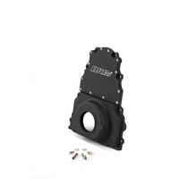 CHEV LS1 LS6 2 PIECE TIMING COVER BLACK. NO CAM SENSOR 5.7L HOLDEN COMMODORE