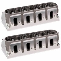 700 HP, Assembled LS3 L92 RECTANGLE PORT 4 BOLT CYLINDER HEADS ,11Â° deg, Pair, with Titanium Retainers.