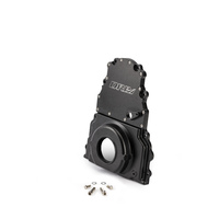 DRP CHEV LS2 LS3 2 PIECE TIMING COVER BLACK WITH CAM SENSOR PROVISION 6.0L 6.2L HOLDEN COMMODORE L98 L77 L76 