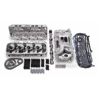 438HP Ford Windsor 302W 347 power package, top end kit, SBF intake manifold, intake, heads, cylinder heads, cam, camshaft,