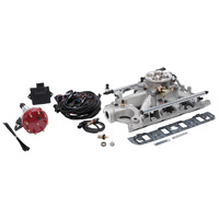 550 HP EFI Single Plane Manifold Full Kit fits Ford 302 347 Windsor Small Block, Pro-Flo XT Electronic Fuel Injection, 