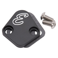 Black Fuel pump Block off plate Chevy 454 BBC, Ford Windsor 289 302 351, Ford 429 & 460 BBF Holden 6 cylinder. (big Block)