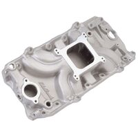 Intake Manifold Single-Plane Torker II (2), Large Oval Port Big Block Chevy 396 454 1975 & earlier.