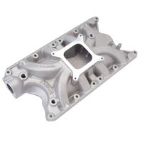 351W Windsor Intake Inlet Manifold Single-Plane, Low Rise Torker II, Torker 2, Satin, Ford 9.5 deck