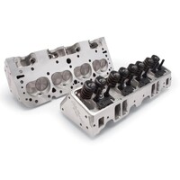 E-210 Chevy 350 Cylinder Heads, Pair, Assembled suit Hydraulic Roller Cam, V8, Small Block Chevy, 5087