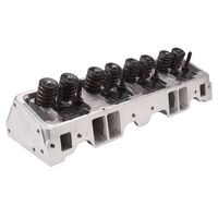 SBC Cylinder Head, 64cc 195cc runner, Assembled for Hydraulic Flat Tappet Cam, Small Block Chevy