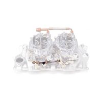 BBC, SBC Twin Dual Quad Carby Carburetor Throttle Linkage Linkages kit, (Big Block Chevy, Small Block Chevy)