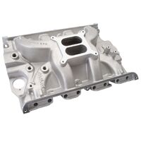 Ford, FE 390 428 Intake Inlet Manifold Dual-Plane, Performer RPM Satin FE Big Block